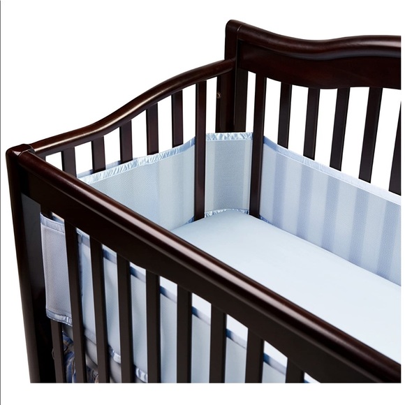 {Breathable Baby} Mesh Crib Liner - Picture 1 of 6